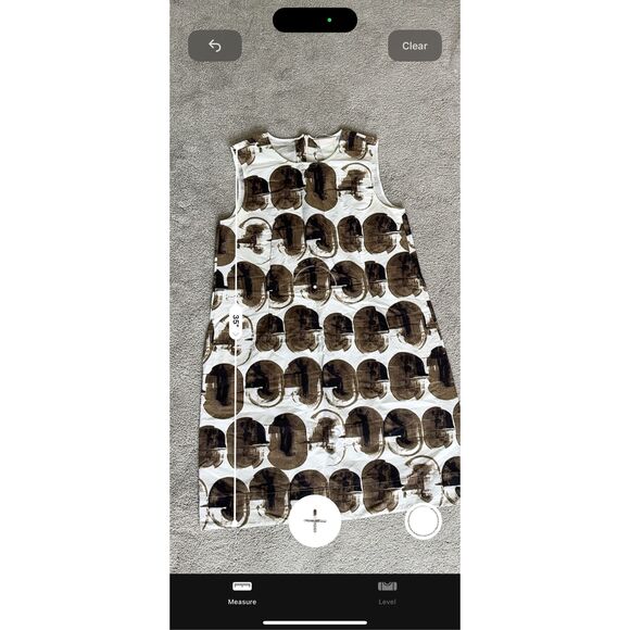 S’Max Mara brown/white A Line Dress Women's size 10, G1 - Picture 7 of 8